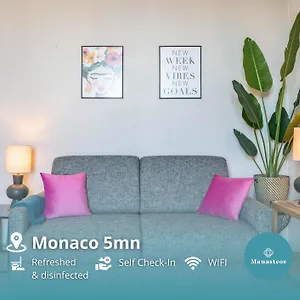 Appartamento Frontiere De Monaco - Balconnet Vue Mer - Ba, Beausoleil